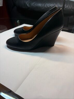 Jessica Simpson Women's Sampson Wedge Pump, Black, Size 8M